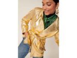 Gold Leather Jacket