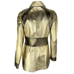 Gold Leather Jacket