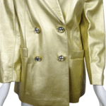 Gold Leather Jacket
