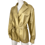 Gold Leather Jacket
