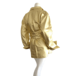 Gold Leather Jacket