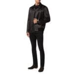 PHILIPP PLEIN WOOL BOMBER DOG