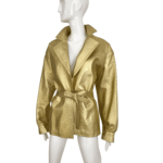 Gold Leather Jacket