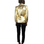 Gold Leather Jacket