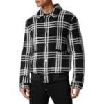 PHILIPP PLEIN ALPACA WOOL BOMBER GOTHIC PLEIN JACKET