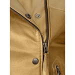 Gold Leather Jacket Women
