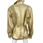 Gold Leather Jacket