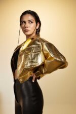 Gold Leather Jacket