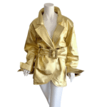 Gold Leather Jacket