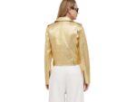 Gold Leather Jacket