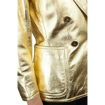 Gold Leather Jacket