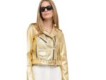 Gold Leather Jacket