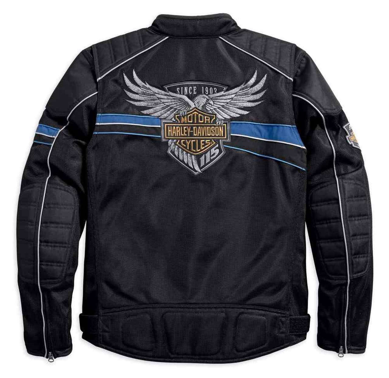 Harley-Davidson® Men's 115th Anniversary Mesh Riding Jacket