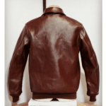 Men Rusty Browm Leather Jacket