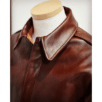 Men Rusty Browm Leather Jacket