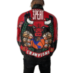NBA 3PEAT Basket Ball Leather Jacket