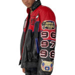 NBA 3PEAT Basket Ball Leather Jacket