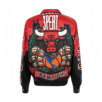 NBA 3PEAT Basket Ball Leather Jacket