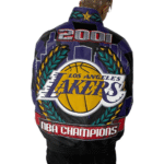 Los Angeles Lakers 2001 Championship Genuine Leather Jacket