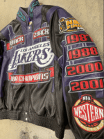 Los Angeles Lakers 2001 Championship Genuine Leather Jacket