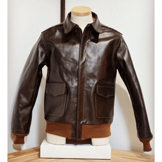 Rusty Browm Leather Jacket