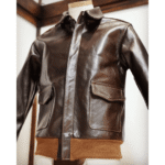 Rusty Browm Leather Jacket