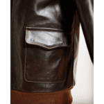 Rusty Browm Leather Jacket