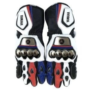 YAMAHA Motorcycle Motogp Racing Leather Gloves