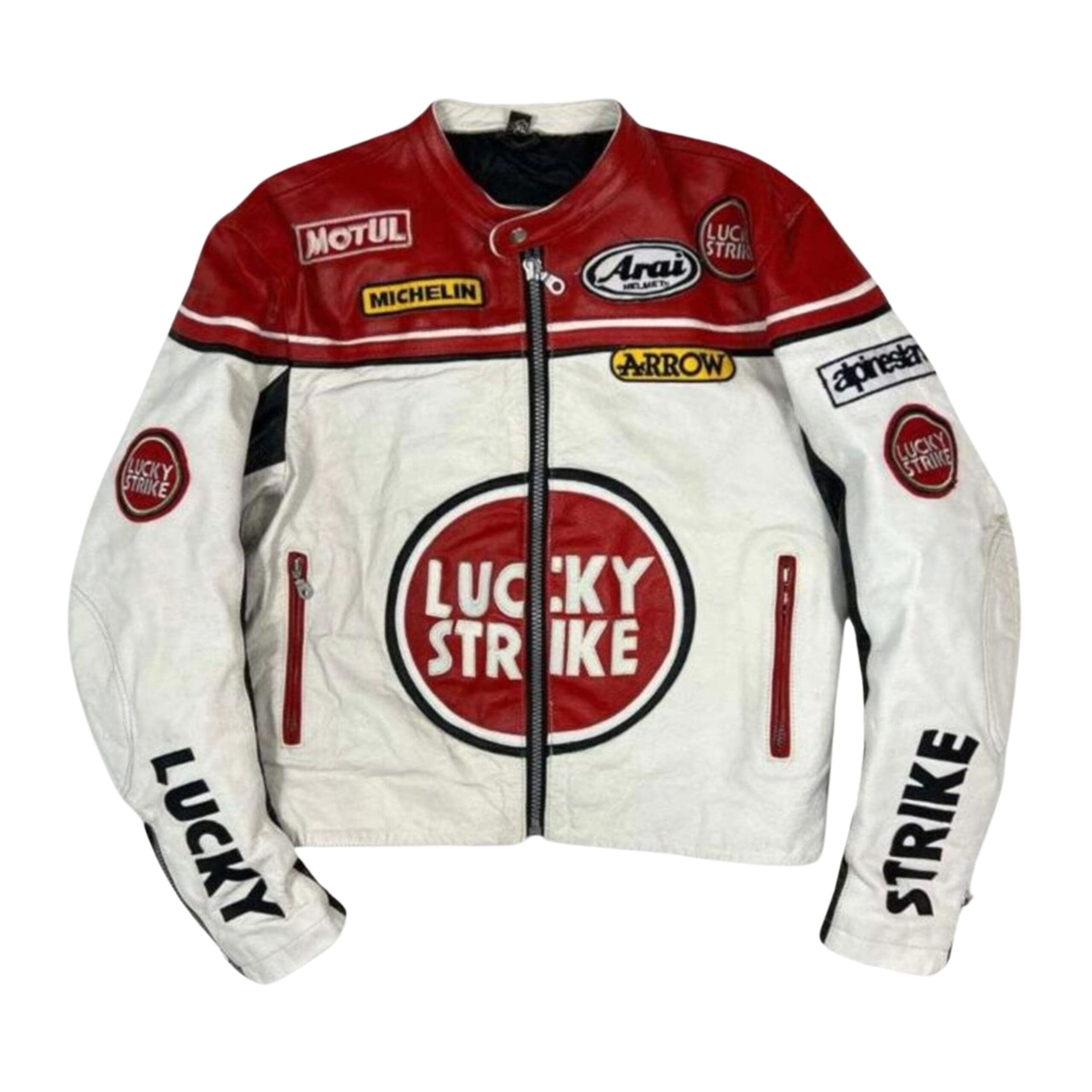 Lucky Strike Racing Leather Jacket