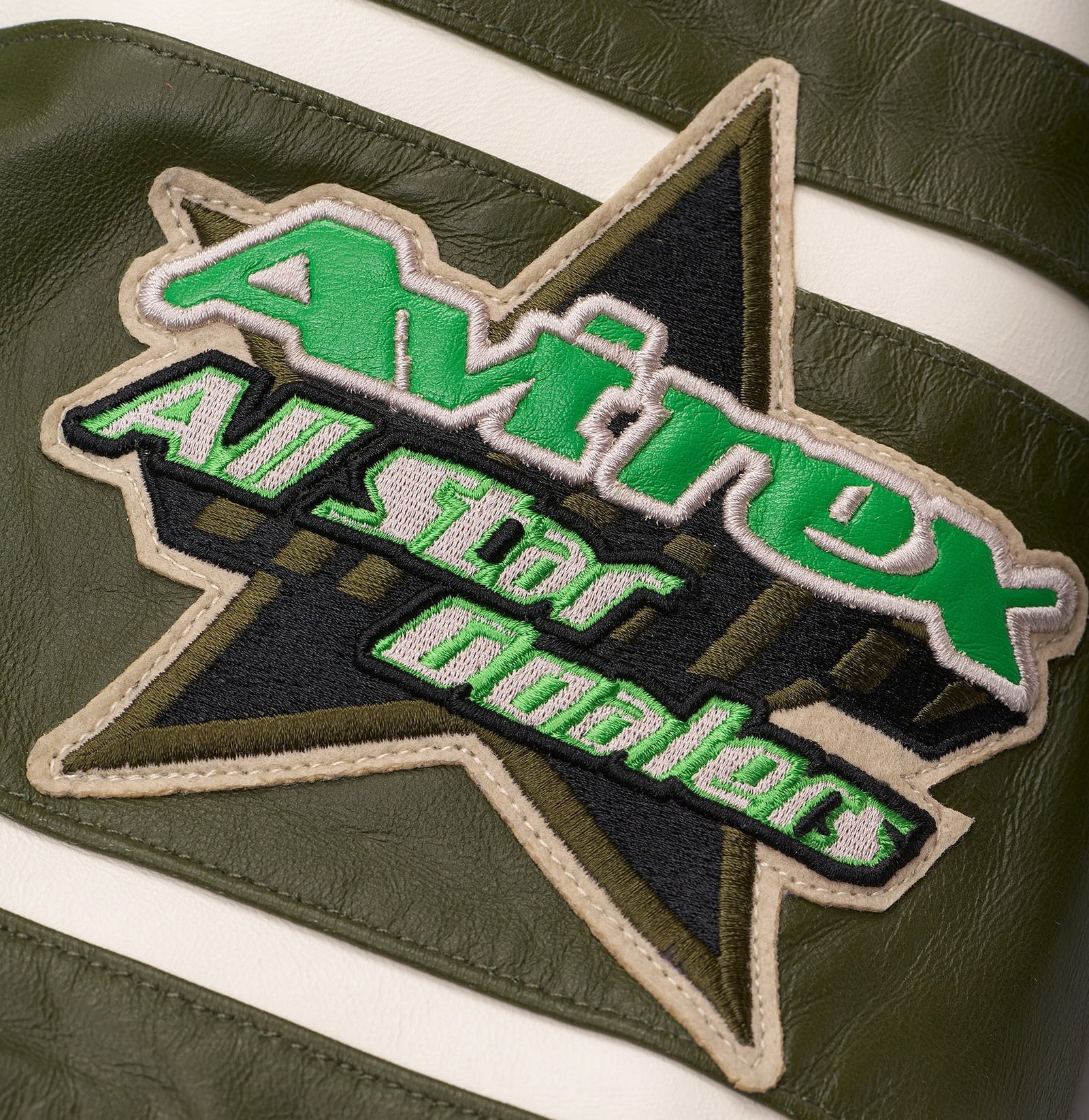 Avirex Stars And Stripe Leather Jacket