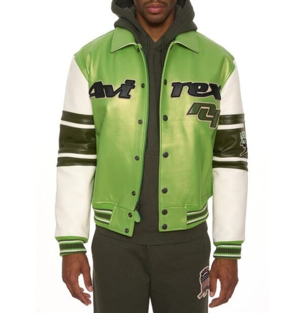 Avirex Stars And Stripe Leather Jacket