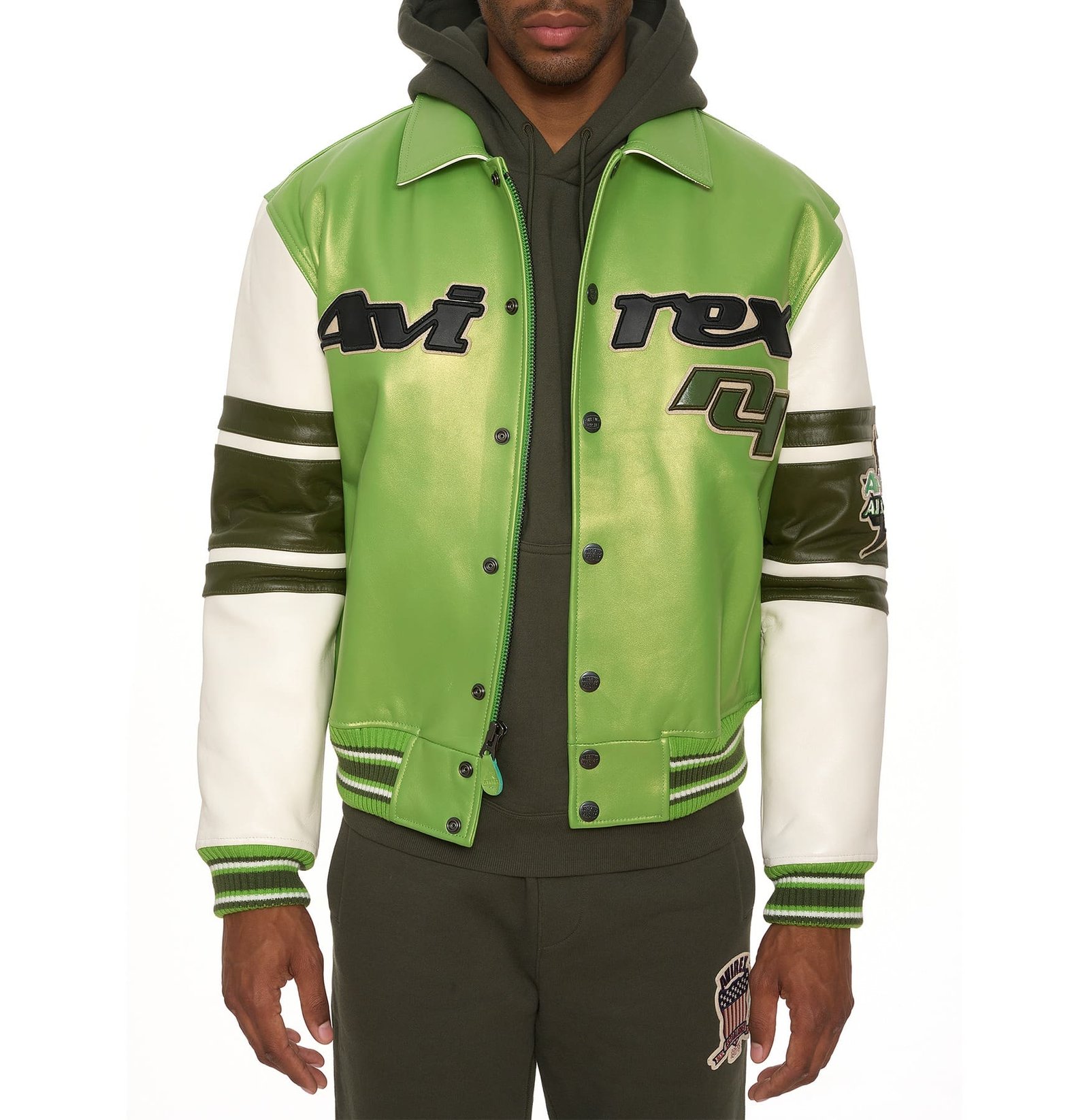 Avirex Stars And Stripe Leather Jacket