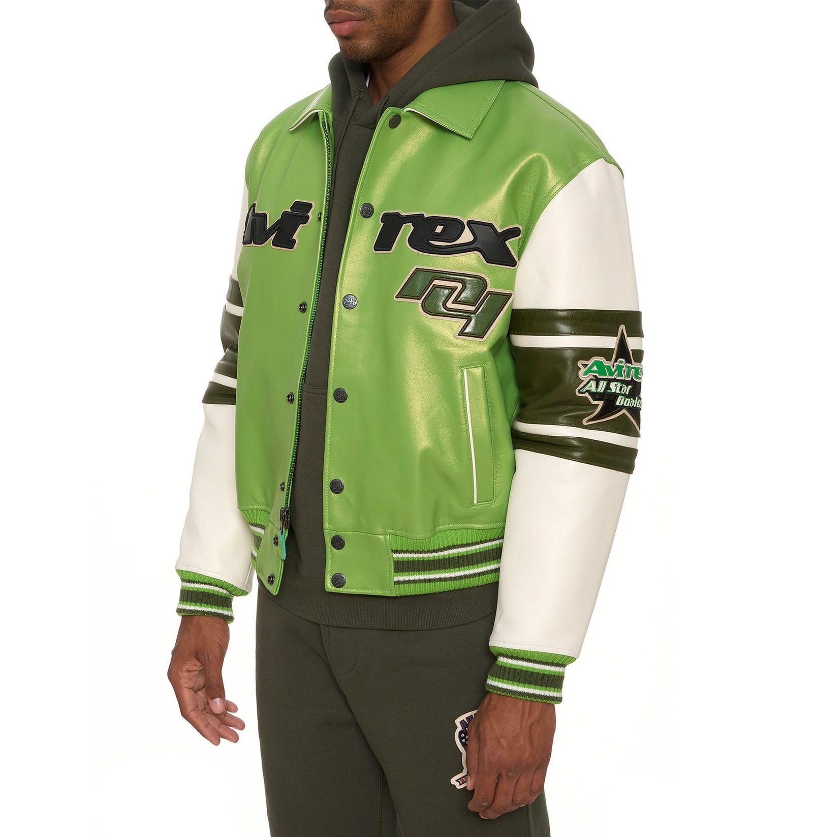 Avirex Stars And Stripe Leather Jacket