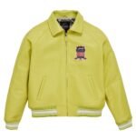 Avirex Leather Jacket Yellow