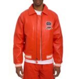 Avirex Leather Jacket Orange