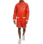 Avirex Leather Jacket Orange