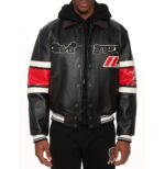 Avirex Leather Jacket Chicago USA Black
