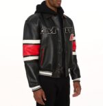 Avirex Leather Jacket Chicago USA Black