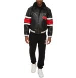 Avirex Legend Leather Jacket Black