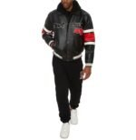 Avirex Legend Leather Jacket Black
