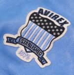 Avirex Denim Blue Leather Jacket