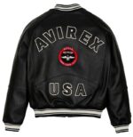 Avirex USA Stadium Jacket Black