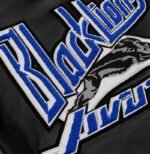 Avirex Black Lions Varisty Leather Jacket