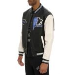 Avirex Black Lions Varisty Leather Jacket