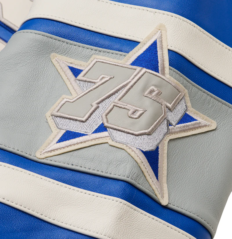 Avirex Detroit USA Leather Jacket Blue