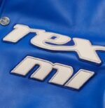 Avirex Detroit USA Leather Jacket Blue