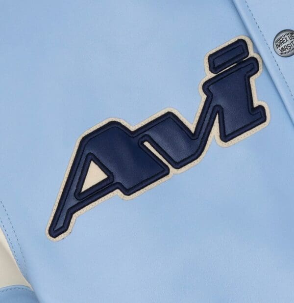 Avirex Legend Leather Jacket Blue