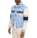 Avirex Legend Leather Jacket Blue