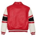 Avirex Legend Leather Jacket Red
