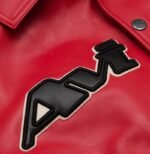 Avirex Legend Leather Jacket Red